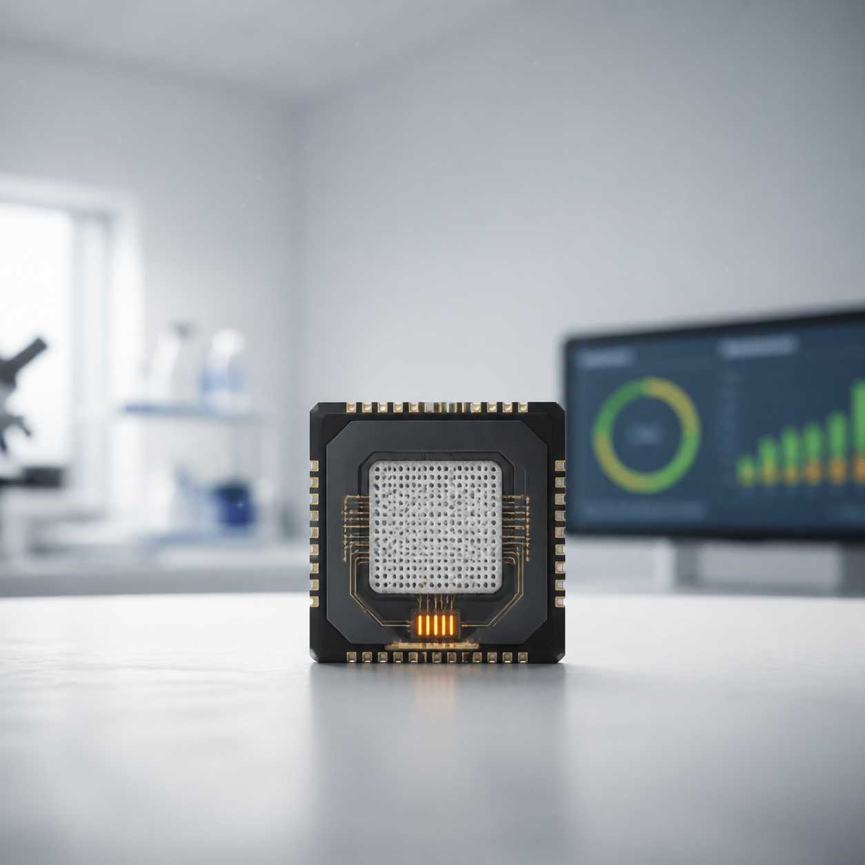 Reusable particulate matter sensing chip with microheater and porous membrane for air-quality monitoring