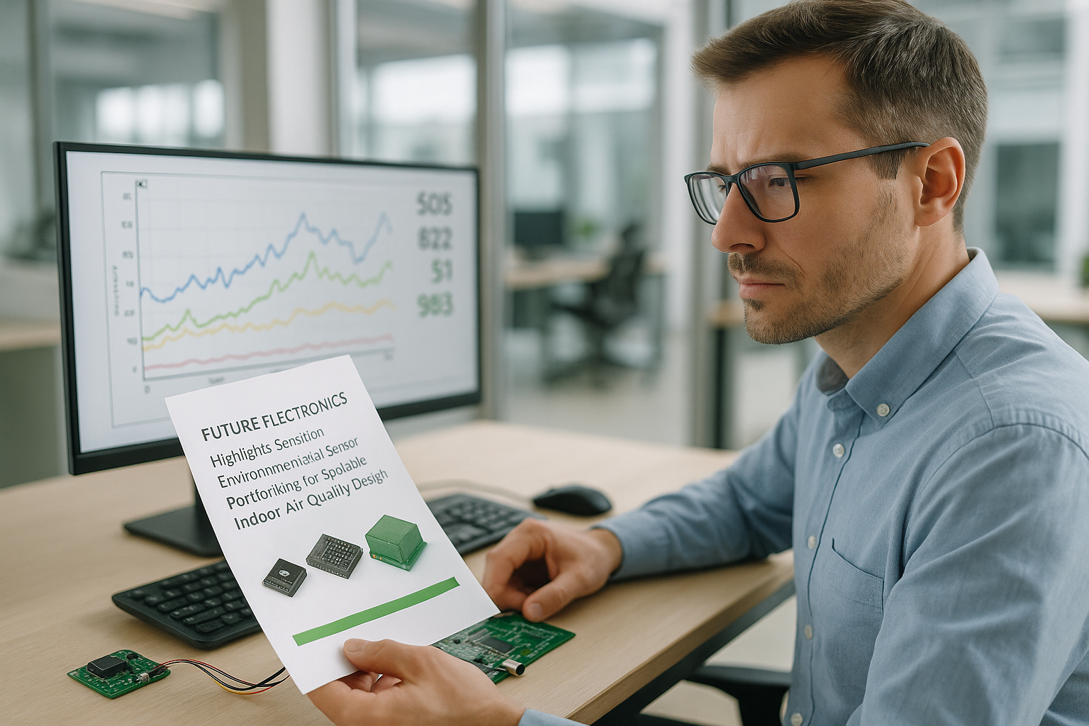 Future Electronics Highlights Sensirion Environmental Sensor Portfolio for Scalable Indoor Air Quality Design - Carroll County Mirror-Democrat technical article visual