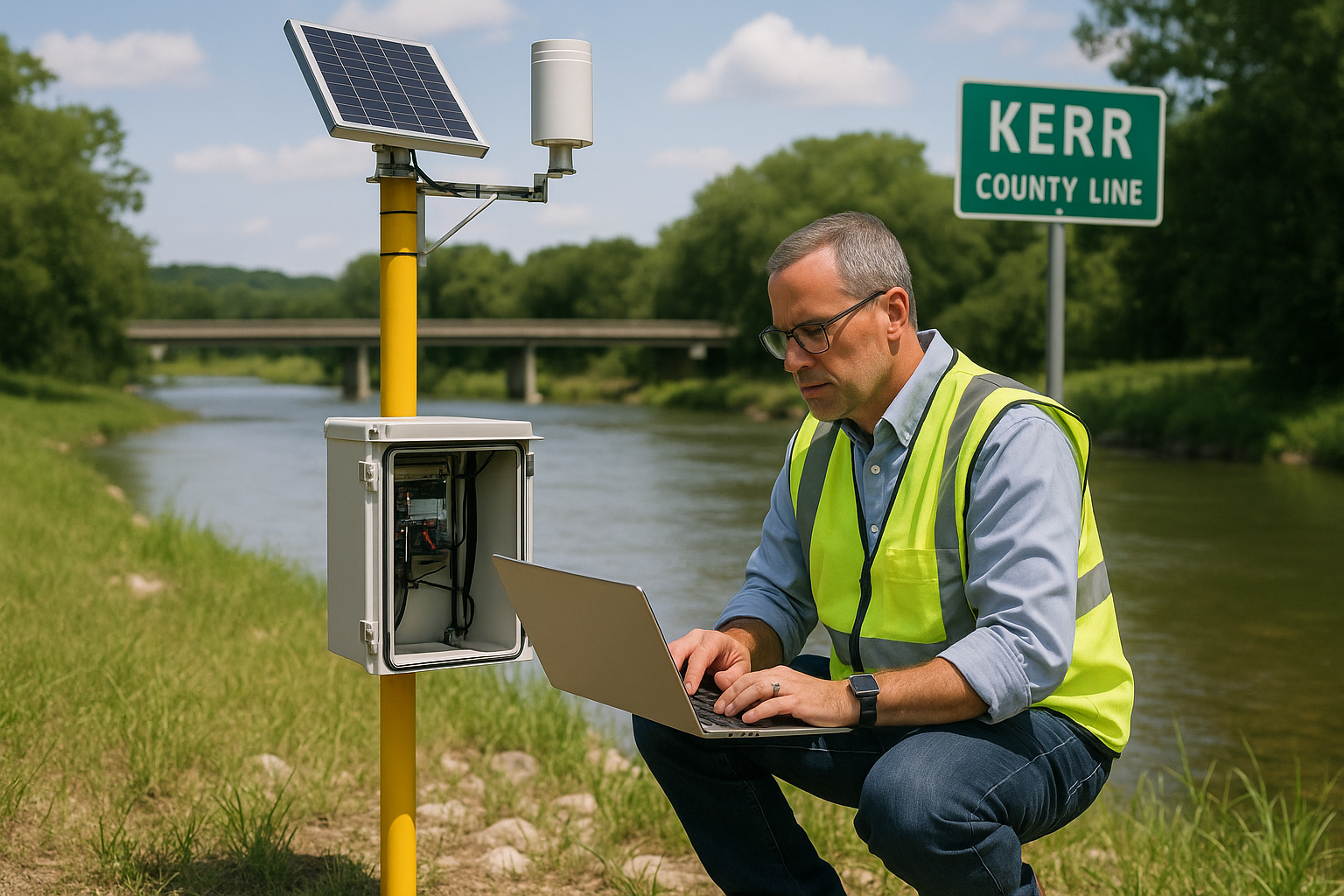 Kerr County, Texas, Puts $14.7M Grant Toward Flood Monitoring - GovTech technical article visual