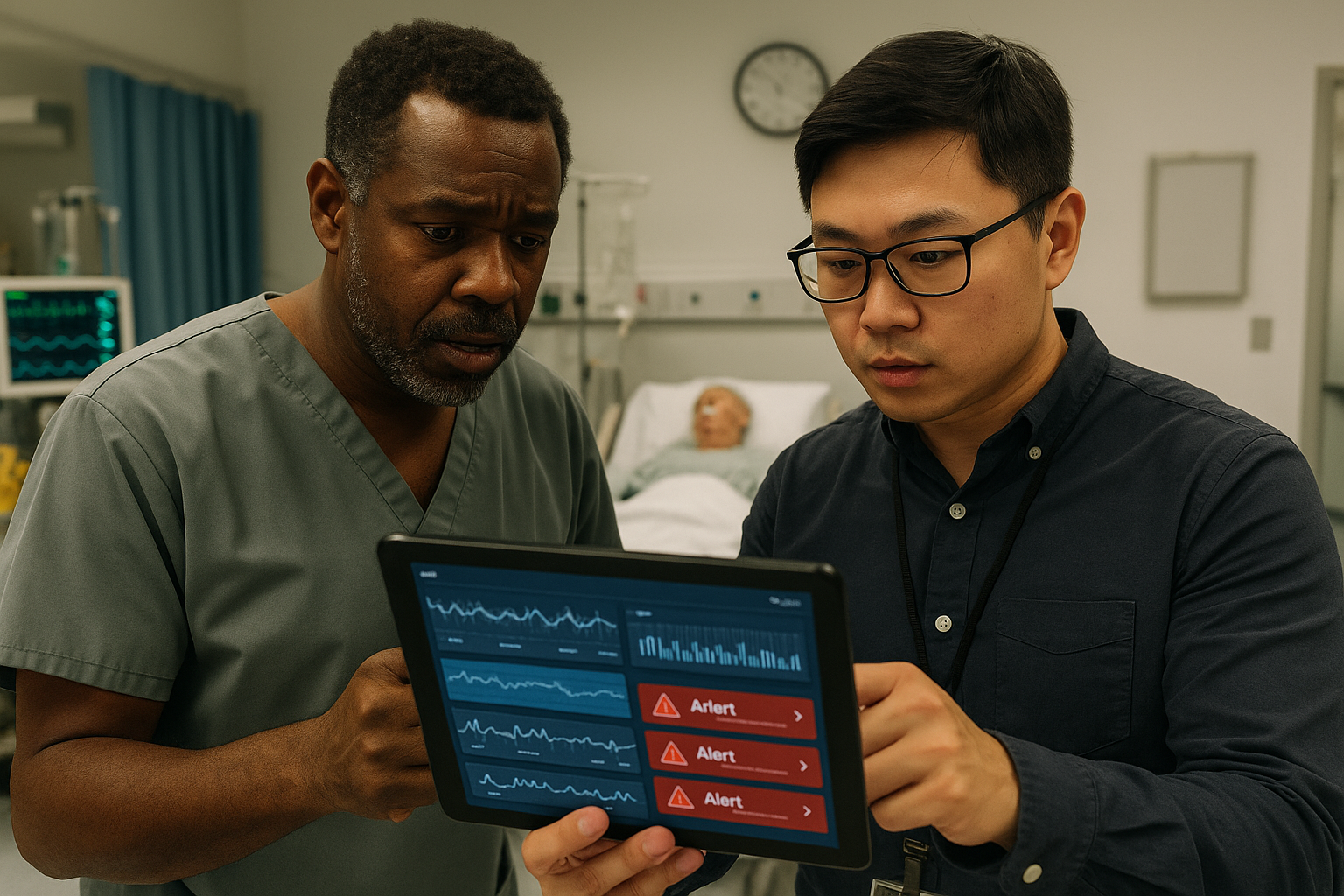 Environmental sensor network in urban area displaying real-time flooding and air quality data